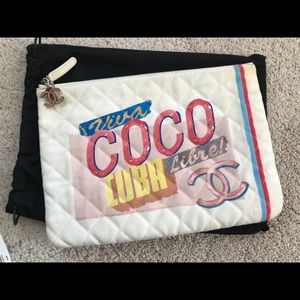 Chanel Coco Cuba zip pouch